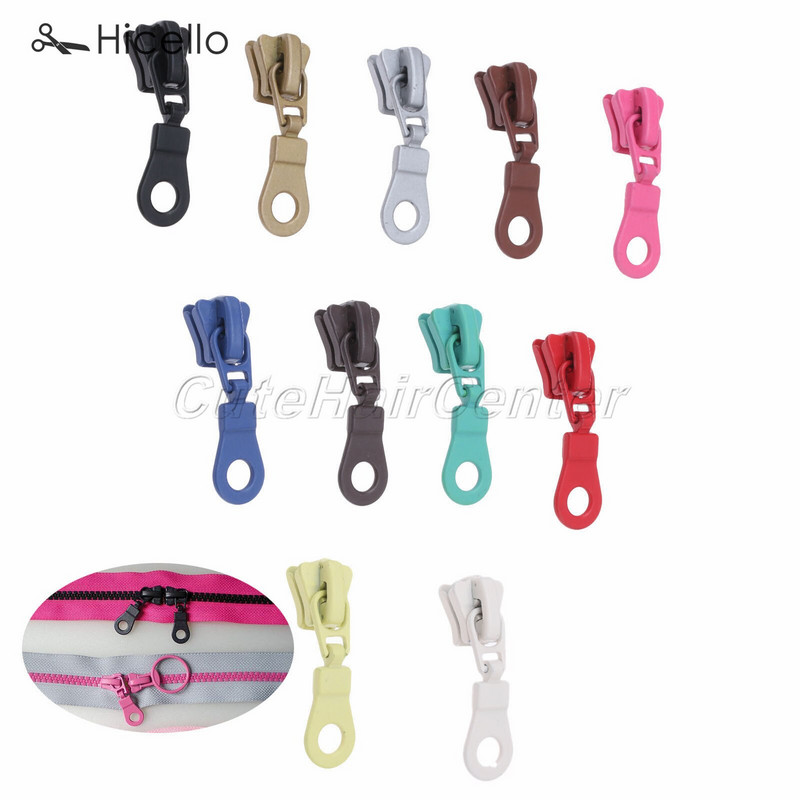 10 ks kovových zipsov, zipsy, hlavy 5#, zliatina zinku, živicový zips, výmena, ťahanie, DIY remeslo, látková taška, oprava, šitie, Hicello