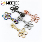 10 buc. 5 # Nailon Fermoar Slider Fermoare din metal cu flori Cap de tragere pentru Fermoare din Nylon Geanta Geanta Fermoar Reparare Imbracaminte Accesorii de cusut