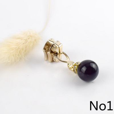 10 komada Meetee 3# Pearl Puller Cink patentni zatvarač Klizač za metalne patentne zatvarače DIY torba Kostim Dekoracija Zip Silder Head Šivaći pribor