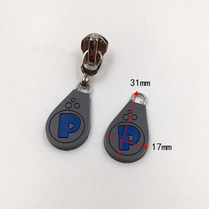 6 ks mäkký plastový prívesok na zips, kreslený film, sťahovák zipsu, náhradná šnúrka na zips, dekorácia hlavy zipsu, šijacie príslušenstvo.