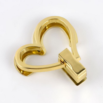 Τσάντα μεταλλικό κούμπωμα σε σχήμα καρδιάς Turn twist κλειδαριές DIY Τσάντα τσάντας τσάντα σε σχήμα καρδιάς Εξαρτήματα εξαρτήματα τσάντες κλεισίματος