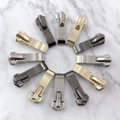 Kit de reparare a capului cu fermoar din metal #5 pentru accesorii pentru glisoare cu fermoar DIY, cusut manual, artizanat, îmbrăcăminte, decorare pentru bagaje