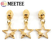 Meetee 10/20 buc. 5 # glisor cu fermoar pentru fermoar din nailon, bandă, fermoare, pungă, fermoare, kit de reparare a capului, haine, jachetă, rucsac, accesorii de cusut