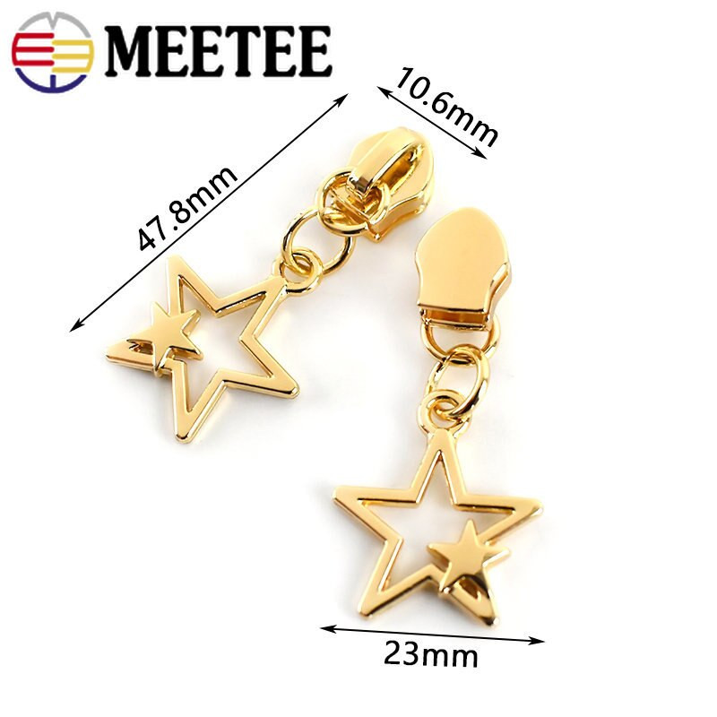 Meetee 10/20 buc. 5 # glisor cu fermoar pentru fermoar din nailon, bandă, fermoare, pungă, fermoare, kit de reparare a capului, haine, jachetă, rucsac, accesorii de cusut