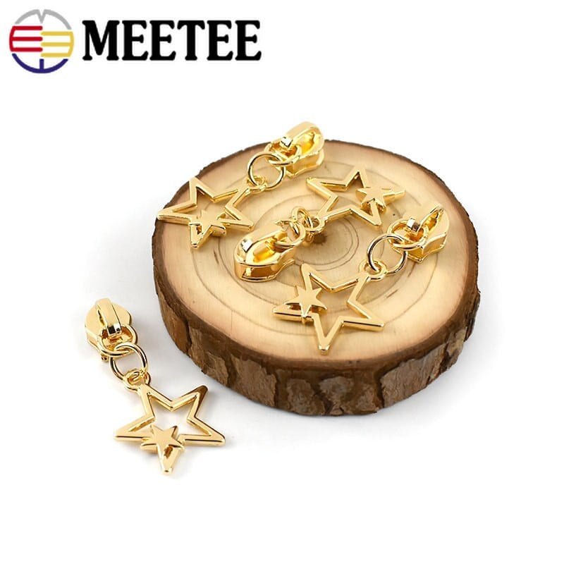 Meetee 10/20 buc. 5 # glisor cu fermoar pentru fermoar din nailon, bandă, fermoare, pungă, fermoare, kit de reparare a capului, haine, jachetă, rucsac, accesorii de cusut