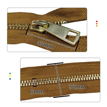 30/40/50/60/70/80Cm 5# цветни висококачествени отворени автоматични заключващи се златисти метални ципове Направи си сам ръчна изработка за джоб на облекло