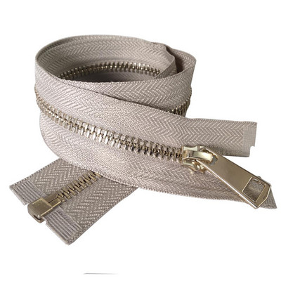 30/40/50/60/70/80Cm 5# Spalvinga aukštos kokybės atviro galo automatinio užrakto auksinis metalinis užtrauktukas pasidaryk pats rankų darbo drabužių kišenė