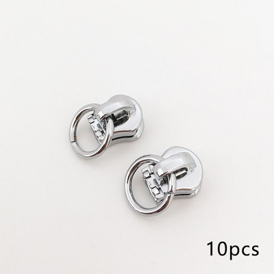 5/10 buc Meetee 5 # glisoare cu fermoar pentru fermoar metalic inel O Zip cap extractor sac haine truse de reparare bagaje accesorii de cusut bricolaj