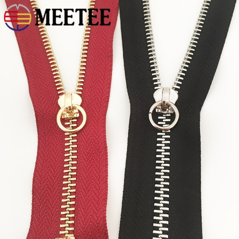 5/10 buc Meetee 5 # glisoare cu fermoar pentru fermoar metalic inel O Zip cap extractor sac haine truse de reparare bagaje accesorii de cusut bricolaj