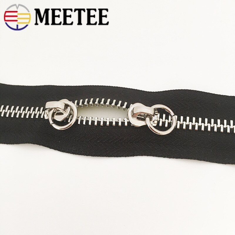 5/10 buc Meetee 5 # glisoare cu fermoar pentru fermoar metalic inel O Zip cap extractor sac haine truse de reparare bagaje accesorii de cusut bricolaj