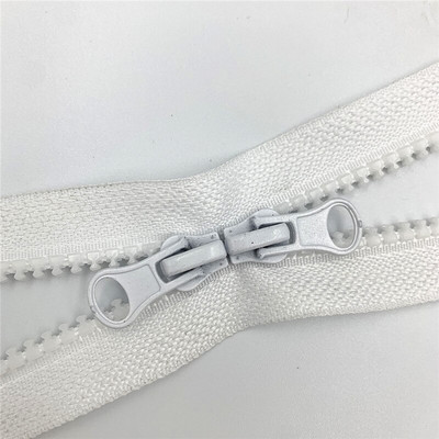 1tk 80cm 90cm 5# topelttõmblukuga liugurid plastikvaigust värviline tõmblukk riidekoti õmblustarvikute jaoks eraldav tõmblukk