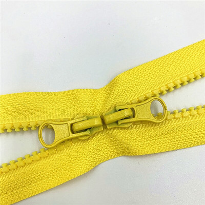 1tk 80cm 90cm 5# topelttõmblukuga liugurid plastikvaigust värviline tõmblukk riidekoti õmblustarvikute jaoks eraldav tõmblukk