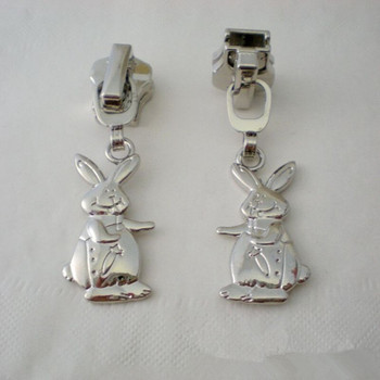 DONYAMY 5τμχ 5# DIY Small Rabbit Metal Zipper Tull Hhead