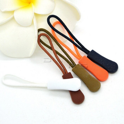 20 ks/lot Mix farebných šnúrok so zipsom, popruh na zips, čierny, pre doplnky k odevom