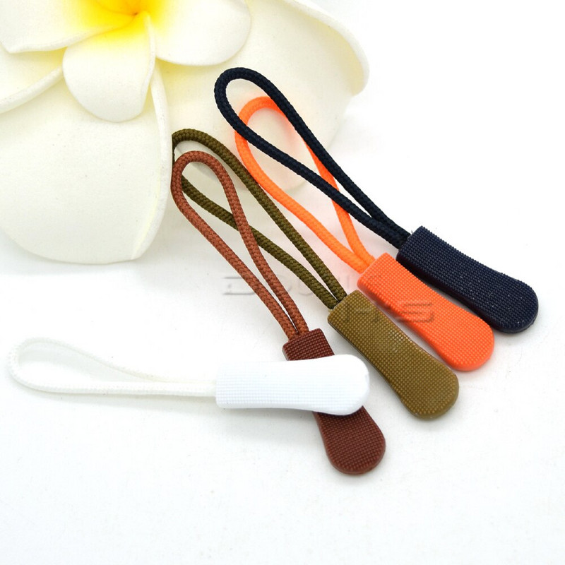 20 ks/lot Mix farebných šnúrok so zipsom, popruh na zips, čierny, pre doplnky k odevom