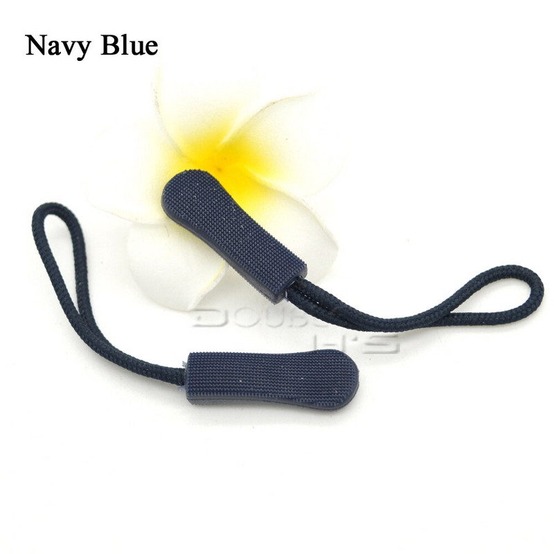 20 ks/lot Mix farebných šnúrok so zipsom, popruh na zips, čierny, pre doplnky k odevom