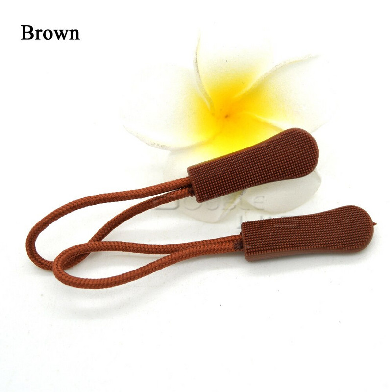 20 ks/lot Mix farebných šnúrok so zipsom, popruh na zips, čierny, pre doplnky k odevom