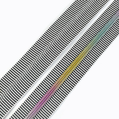 2/4/10 meetrit 5# nailonist tõmblukuga teibid Triibulised dekoratiivsed tõmblukud koti jaoks seljakoti riided, pagas, isetegemine rõivaste õmblustarvikud