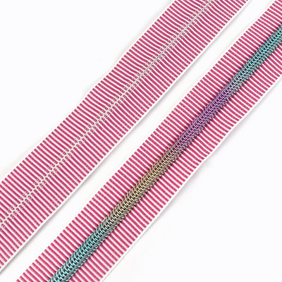 2/4/10 meetrit 5# nailonist tõmblukuga teibid Triibulised dekoratiivsed tõmblukud koti jaoks seljakoti riided, pagas, isetegemine rõivaste õmblustarvikud