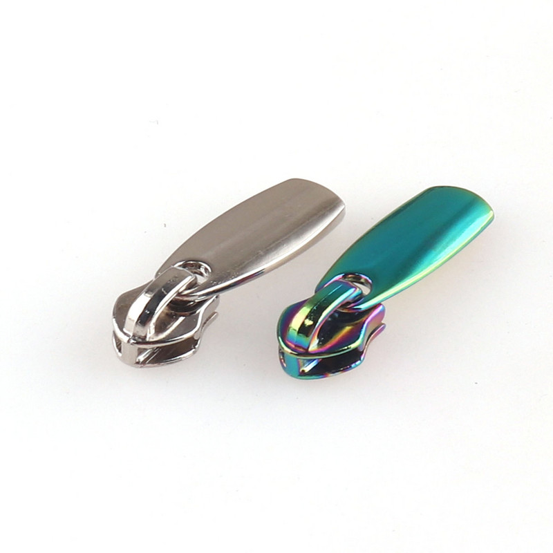 Dúhový 5# zipsový sťahovák, kovový zips, plátenný nylonový zipsový obal na šitie kabeliek, tašiek, oblečenia, topánok, kabeliek