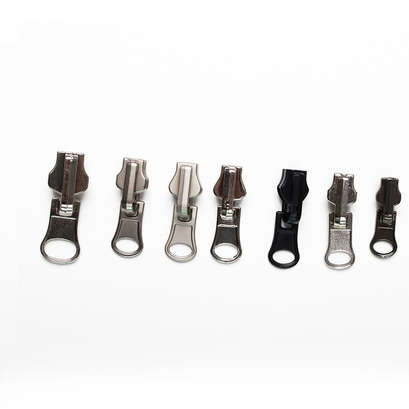 5 tk 5# kahepoolsed libisevad tõmblukuga liugurid ümberpööratavate riiete siini jaoks pöörlevad kahepoolsed DIY kotid tarvikud tõmblukupead õmblema