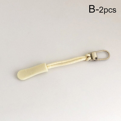 2 бр. Изтегляч за издърпване на цип, крайно монтиране на етикет за въже, резервна скоба, счупена катарама, фиксатор, цип, шнур, език, пътна чанта, куфар, раница, палатка