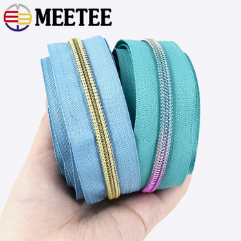 5/10/20M 5# Φερμουάρ DIY By The Meters Nylon Zippers Tapes for Sewing Bag Shoes Plastic Coil Zips Repair Kit Αξεσουάρ ενδυμάτων