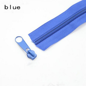 5# Farebný nylonový zips DIY Ručne vyrobená taška Moskytiéra Poťah na pohovku Vankúš zips 20 metrov zips darček 20 ks sťahovák zipsu