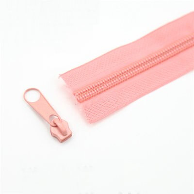 5# Farebný nylonový zips DIY Ručne vyrobená taška Moskytiéra Poťah na pohovku Vankúš zips 20 metrov zips darček 20 ks sťahovák zipsu