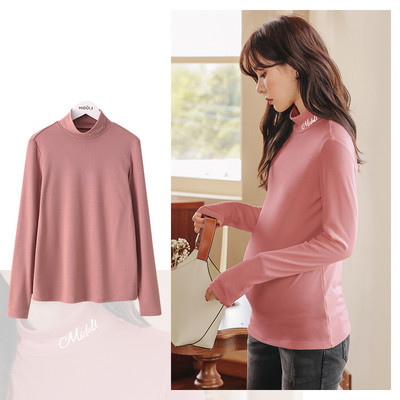 Bluza casual pentru gravide cu broderie