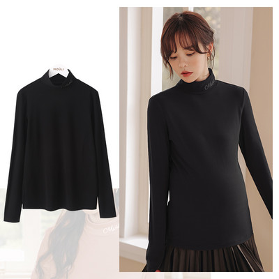 Bluza casual pentru gravide cu broderie