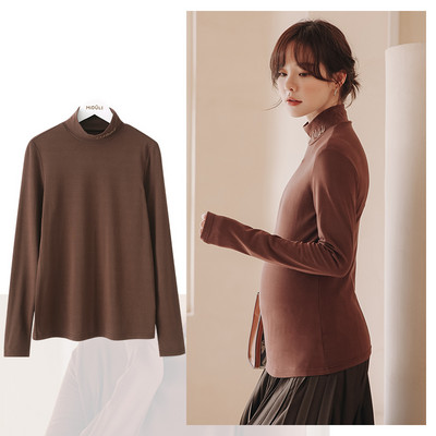 Bluza casual pentru gravide cu broderie