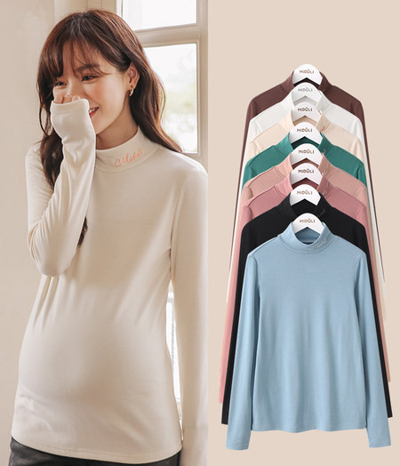 Bluza casual pentru gravide cu broderie