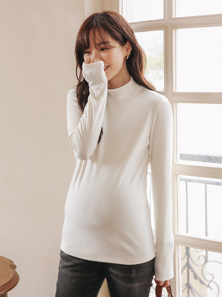 Bluza casual pentru gravide cu broderie