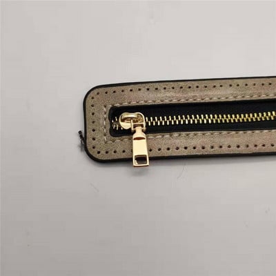 1 buc. Fermoar personalizat DIY pentru feronerie pentru geanta țesute, accesorii pentru fermoar din piele PU, haine, geantă țesută, accesorii de cusut de înaltă calitate