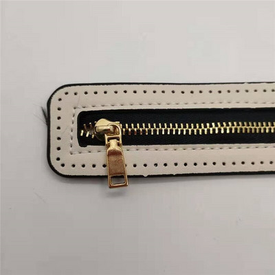 1 buc. Fermoar personalizat DIY pentru feronerie pentru geanta țesute, accesorii pentru fermoar din piele PU, haine, geantă țesută, accesorii de cusut de înaltă calitate