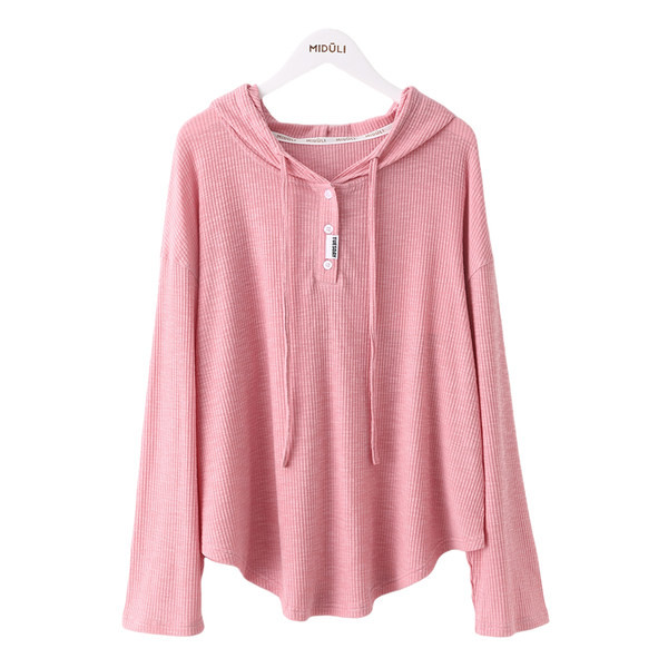 Naiste vabaaja kapuutsiga pluus rasedatele