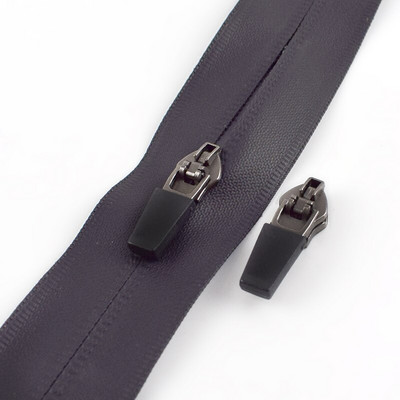 Meetee 10pcs 5# συρόμενα φερμουάρ αντι-φόρτωσης για αδιάβροχη αντίστροφη εγκατάσταση για αόρατο μπουφάν τσάντας Nylon Coil με φερμουάρ