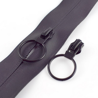 Meetee 10pcs 5# συρόμενα φερμουάρ αντι-φόρτωσης για αδιάβροχη αντίστροφη εγκατάσταση για αόρατο μπουφάν τσάντας Nylon Coil με φερμουάρ