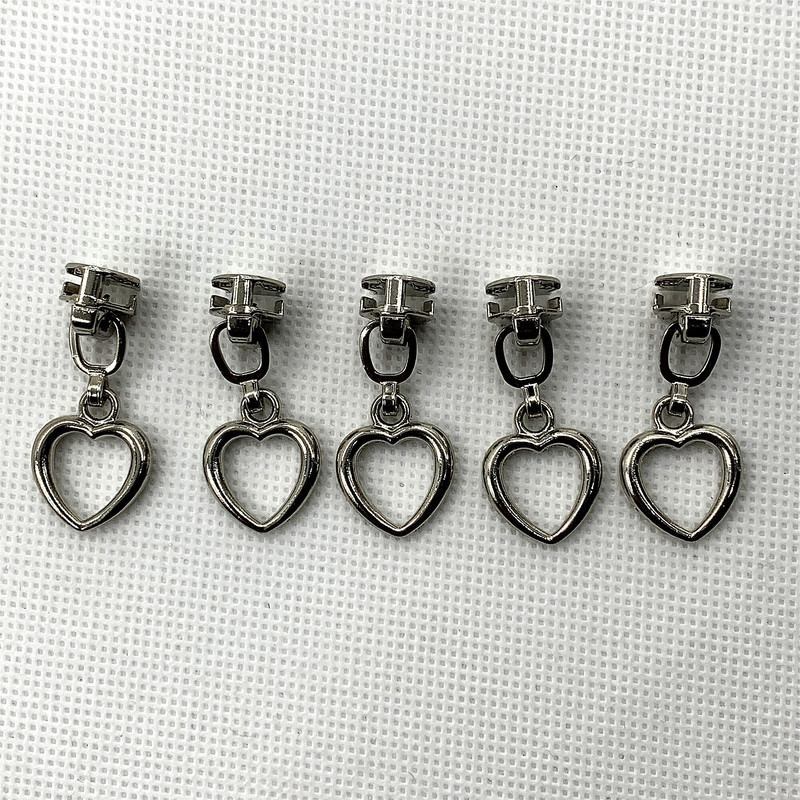 6 gabalai 5# slankiklių su užtrauktuku pakeisti slankiojančius užtrauktuko dantis, gelbsti naujai sukurtus užtrauktuko siuvimo drabužius