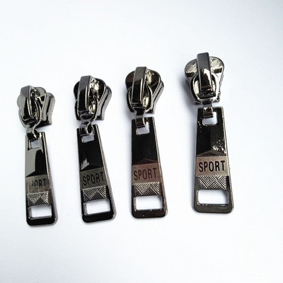 5# Živicový zips 20 ks, čierny zips s hlavou pištole, oblečenie, domáci textil, kovový posuvník na...