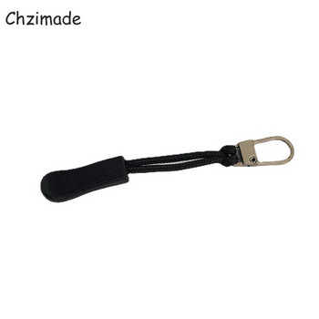 Chzimade 5Pcs Цветен Zip Cord Tab Резервна щипка Цип Pull Puller End Fit Fixer Tag Fixer Счупена катарама за Чанти за шиене на направи си сам