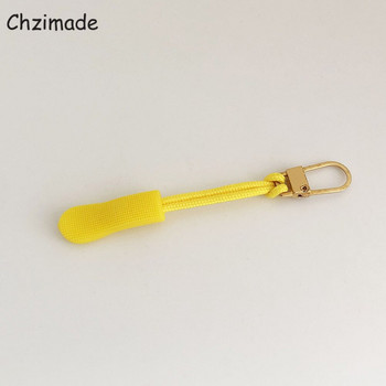 Chzimade 5Pcs Цветен Zip Cord Tab Резервна щипка Цип Pull Puller End Fit Fixer Tag Fixer Счупена катарама за Чанти за шиене на направи си сам