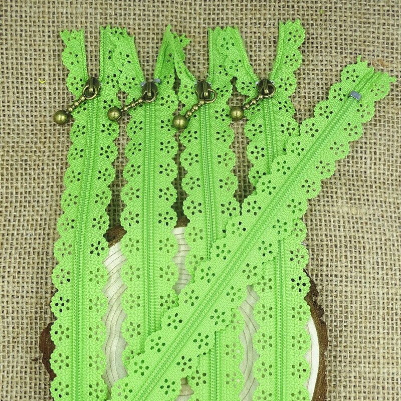 5/10 ks 20 cm 8 palcov DIY 3# čipkované nylonové zipsy na šitie krajčírskeho oblečenia a sukní 20 farieb