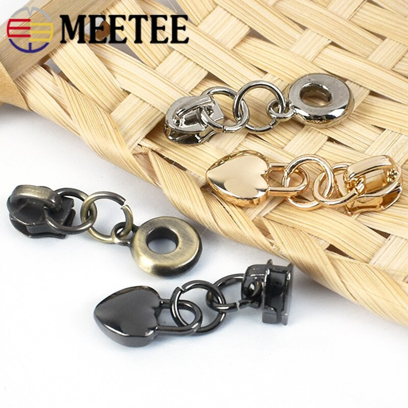 Meetee 50 kom. 3# klizača s patentnim zatvaračem za najlonske patentne zatvarače, patentni zatvarači, privjesak, patentni zatvarači, torba za izvlačenje glave, kompleti klizača za popravak zatvarača, DIY pribor za šivanje