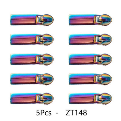 5 meetrit 5# nailonist tõmblukkude teip vikerkaare tõmblukuga tõmblukuga liugurkott jakk Riided Dekoratiivne tõmbluku paranduskomplekt Õmblustarvikud