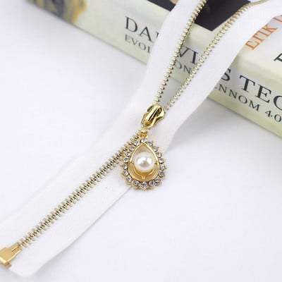 2/5 buc Meetee 3 # Fermoar metalic 40/50/60/70CM Fermoar dinți aurii cu capăt deschis pentru genți de cusut Poșetă jos jachetă fusta Accesoriu pentru îmbrăcăminte