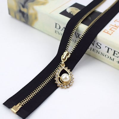 2/5 buc Meetee 3 # Fermoar metalic 40/50/60/70CM Fermoar dinți aurii cu capăt deschis pentru genți de cusut Poșetă jos jachetă fusta Accesoriu pentru îmbrăcăminte