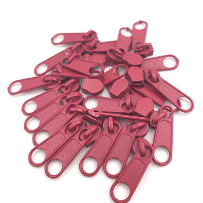 50 ks 3# nylonové zipsové úchytky pre viacfarebný zipsový posúvač pre šijacie príslušenstvo