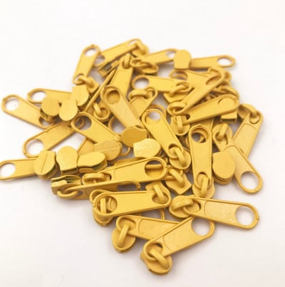 50 ks 3# nylonové zipsové úchytky pre viacfarebný zipsový posúvač pre šijacie príslušenstvo